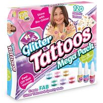 Tatuiruočių ir nagų lakavimo rinkinys mergaitėms „Mega Pack”, FabLab