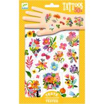 Djeco laikinos tatuiruotės vaikams „Flowers“