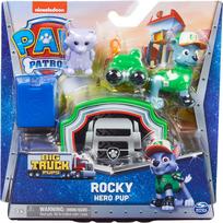 Paw Patrol figūrėlė su priedais Big Trucks Hero Pups, Rocky