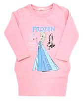 Tunika mergaitei „Frozen”, šviesiai rožinė