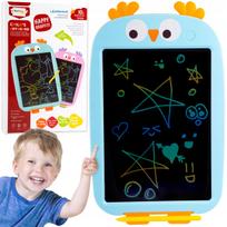 LCD piešimo lenta vaikams „Pelėda” , mėlyna, 31 cm