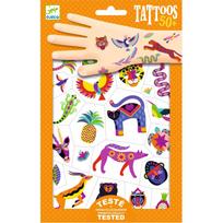 Djeco laikinos tatuiruotės vaikams „Laukinis grožis“