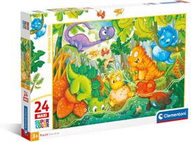 Dėlionė „Dinozaurai“ MAXI 24 detalių, Clementoni