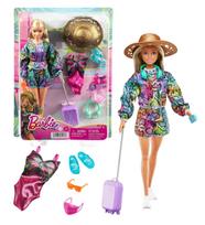 Barbė keliautoja su skrybėle „Holiday Fun”, HGM54