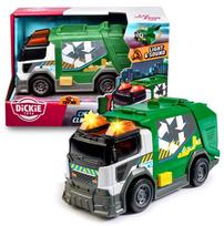Žaislinė šiukšliavežė su garsais ir šviesomis, 15 cm, Dickie Toys