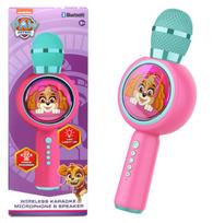 Karaoke mikrofonas vaikams su LED šviesomis „Paw Patrol”, rožinis