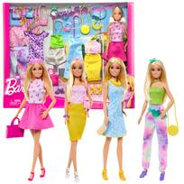 Barbė lėlė su rūbų ir aksesuarų rinkiniu „Mix & Match Fashion”, HKB07