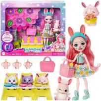 Enchantimals lėlė zuikutis „Baby Best Friends Bree Bunny & Twist Doll”, HLK85