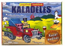 Medinės kaladėlės su paveiksliukais