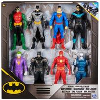 Betmeno, Supermeno, Robino, Žaibo, Džiokerio ir kitų herojų figūrėlių rinkinys „DC Comics: 8 Pack”