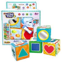 Minkštos kaladėlės kūdikiui, 4 vnt., WinFun