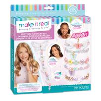Papuošalų gaminimo rinkinys mergaitėms „Butterfly Jewelry Set”, Make it Real