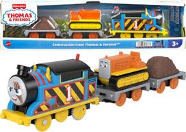 Thomas & Friends motorizuotas traukinukas Tomas su vagonu, JDF19