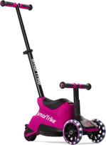 SmarTrike Xtend triratis paspirtukas su sėdyne ir rankena, rožinis