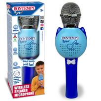 Belaidis karaoke mikrofonas vaikams, mėlynas, Bontempi