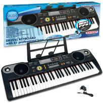 Elektroninis pianinas vaikams su USB jungtimi, 61 klavišų, 86 cm, Bontempi