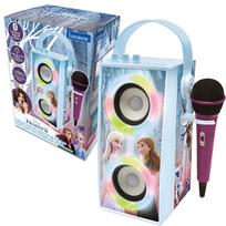 Belaidė Bluetooth kolonėlė vaikams su mikrofonu, šviesos efektais ir karaoke funkcija „Frozen”