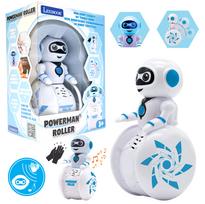 Interaktyvus balansuojantis robotas vaikamas su šviesos ir garso efektais „Powerman Roller”