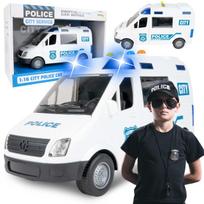 Žaislinė policijos mašina - furgonas su garsais ir šviesomis