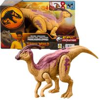 Žaislinis švytintis dinozauras su garsais „Parasaurolophus”, Jurassic World, HTK75