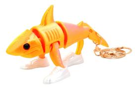Raktų pakabukas ryklys „Tralalero Tralala”, 12 cm, geltonas