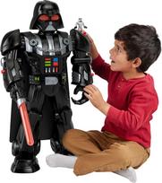 Star Wars didelis robotas su garsais, šviesomis ir šaudymo funkcija „Darth Vader”, 70 cm, HXG51