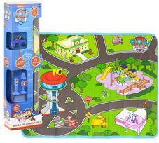 Paw Patrol žaidimų kilimėlis su Chase mašinėle, 80 x 70 cm