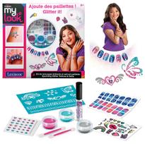 Blizgančių tatuiruočių ir nagų dekoravimo rinkinys „Shimmer ‘n Sparkle”, Cra-Z-Art