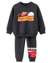 Komplektas berniukui su džemperiu ir kelnėmis „Cars: Lightning McQueen”, tamsiai pilkas