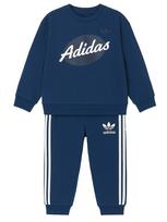 Komplektas berniukui su džemperiu ir kelnėmis „Adidas”, tamsiai mėlynas