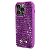 GUESS dėklas IPHONE 14 Pro Max GUHCP14XPMSDGSF (Disco Script Metal) fuksija