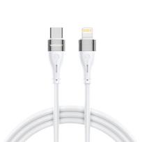 USB-C - Lightning kabelis iPhone, 27W, 1m, baltas