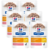 HILL'S PD Prescription Diet Feline c/d Salmon 6x85g paketėlis