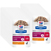 HILL'S PD Prescription Diet i/d Feline Tender Chunks in Gravy with Chicken su vištiena 24x85g