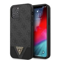 Guess 4G Triangle Apple iPhone 12/12 Pro 6.1 dėklas telefonui pilkos spalvos