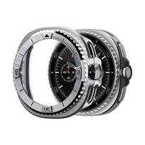 Spigen Bezel Tune Pro Pilot Cover for Samsung Galaxy Watch 8 Classic 46mm – sidabro spalvos