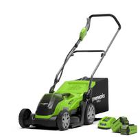 Greenworks G40LM41K2x VEJAPJOVĖ 41cm (40V su 2X2Ah akumuliatoriais ir krovikliu)