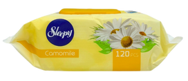 SLEEPY Camomile  drėgnos servetėlės, 120 vnt.