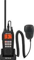 "Retevis RM15 VHF Marine Walkie Talkie" IP68 su mikrofonu, 2000 mAh baterija, plaukiojanti, vibruojanti, 88 kanalai, VHF jūrinė radijo stotis su garsiakalbiu, skirta plaukioti valtimis (pakuotė po 1)
