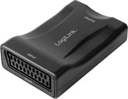 "LogiLink CV0160" - Vaizdo keitiklis "Scart" (moteriška) į HDMI (moteriška) iš "Full HD" į "FHD 1080p", juodas