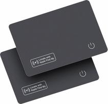 "Reyke Slim Wallet Tracker Card", įkraunama piniginės ieškiklis, suderinamas su "Apple Find My" (tik "iOS"), daiktų rūšiuotuvas, skirtas bagažo kortelėms, mobiliesiems telefonams, pasams