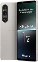 "Sony Xperia 1V" - "Android" išmanusis telefonas - 6,5 colių 21:9 CinemaWide 4K HDR OLED ekranas - 120 Hz atnaujinimo dažnis - triguba kamera - 256GB atminties - IP65/68 (sidabrinė)
