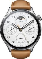 "Xiaomi Watch S1 Pro", išmanusis laikrodis, AMOLED ekranas, 1,47 colio, safyro stiklas, kūno temperatūros stebėjimas, širdies ritmas, SPO₂, 100+ fitneso režimų, GPS, atsparumas 5 ATM, baterija 14 g, sidabrinis