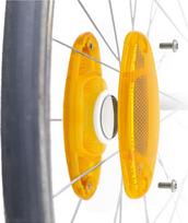 OVERADE - "Airflex x2" - GPS sekimo įrenginio "Airtag" laikiklis - galinis atšvaitas - apsauga nuo vagystės, skirta dviračiams
