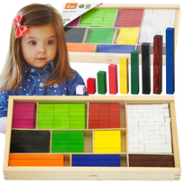 Mediniai edukaciniai matematiniai pagaliukai Cuisenaire VIGA