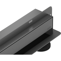 Mexen Flat Wall sieninis linijinis latakas 2 viename 70 cm, šukuotas pilkas - 1E30070