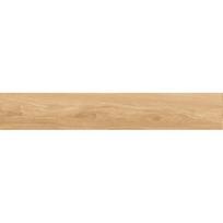 Mexen Meranti Smėlio spalvos glazūruotas gresas rekt. G1, medienos imitacijos grindų ir sienų plytelė 120 x 20 cm, matinė