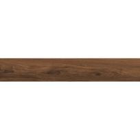 Mexen Meranti Choco akmens masės plytelė glazūruota rekt. G1, medžio imitacijos grindų-sienų plytelė 120 x 20 cm, matinė