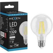 Mexen Vintis LED kaitinamosios gijos lemputė E27, G80, 10W, Neutrali - 4000K, 1320 lm, skaidri - L155-E27-1040-00