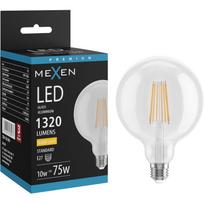 Mexen Vintis LED gijų lemputė E27, G125, 10W, Šilta - 2700K, 1320 lm, skaidri - L158-E27-1027-00